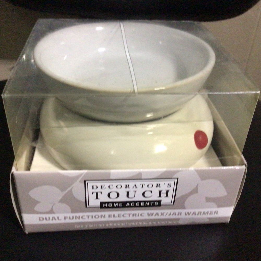 Decorator’s touch dual function electric wax/ jar warmer
